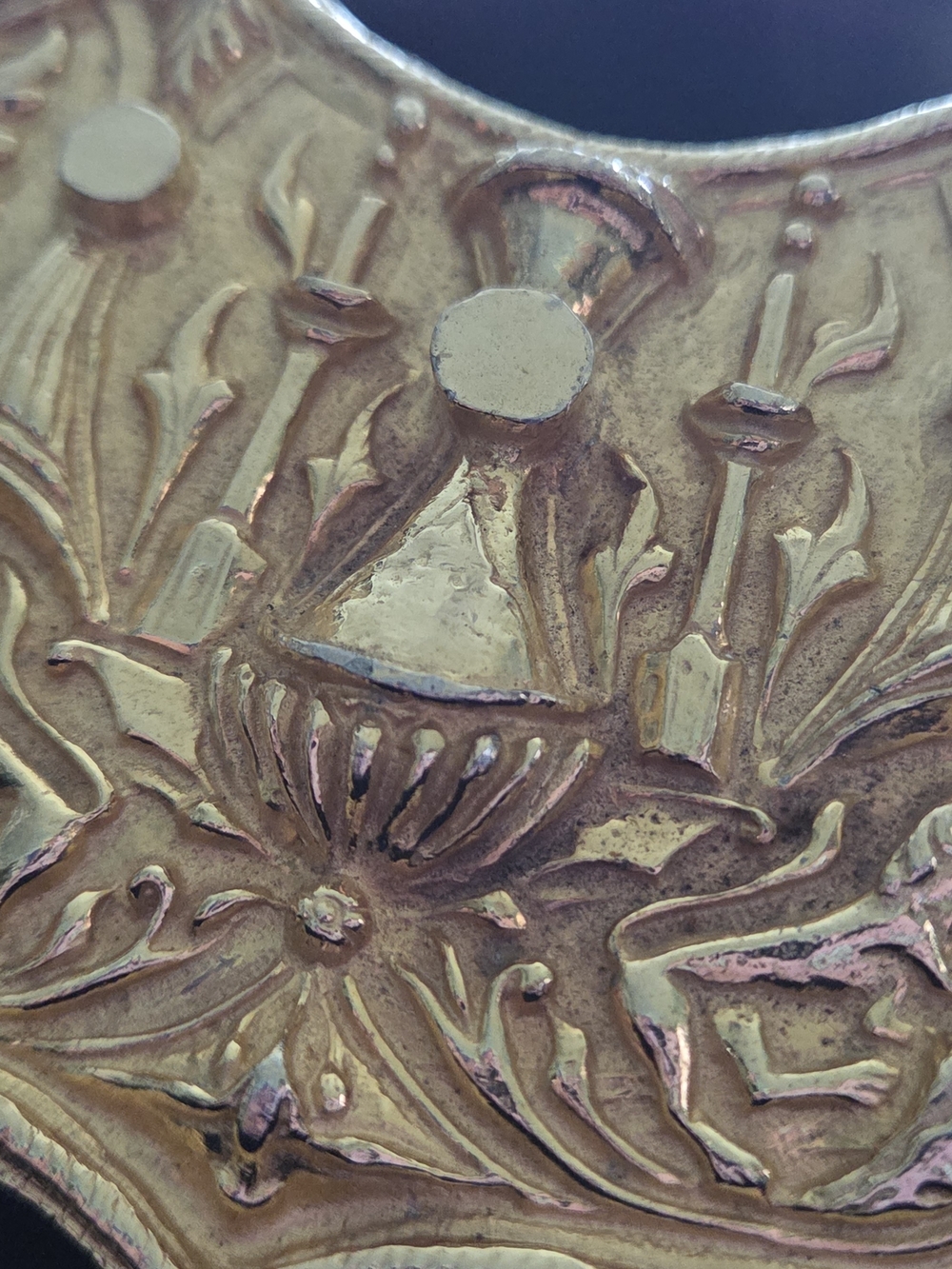 Vintage Signed Accessocraft Egyptian Style Ornate Buckle - Picture 5 of 8
